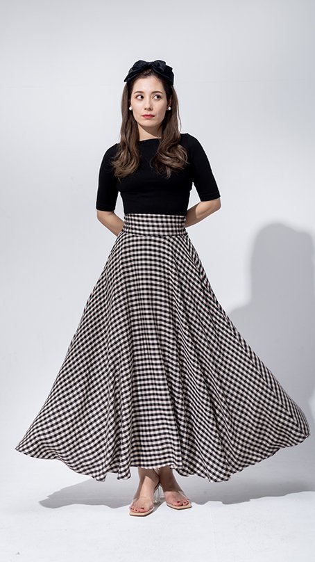 エアリーフレンチフレアスカート