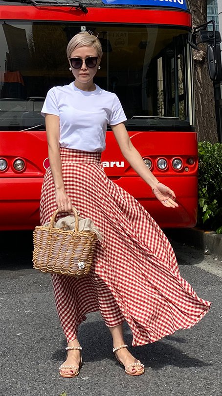 エアリーフレンチフレアスカート