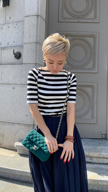 ボーダー半袖Ｔ