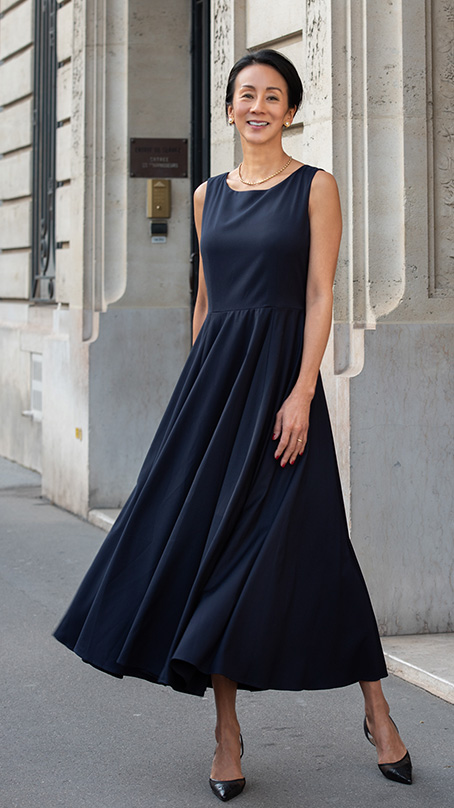 ノースリーブリッチフレアワンピース Jenne ジェンヌ 公式通販 美しく見せてくれるお洋服ブランド