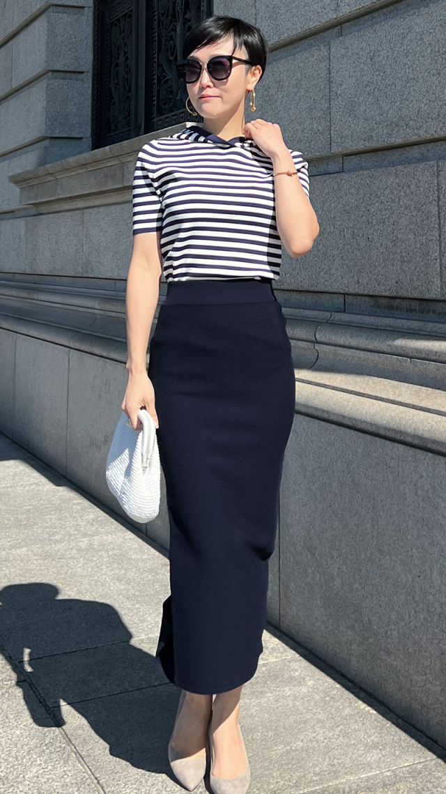 日本製　ニットタイトスカート