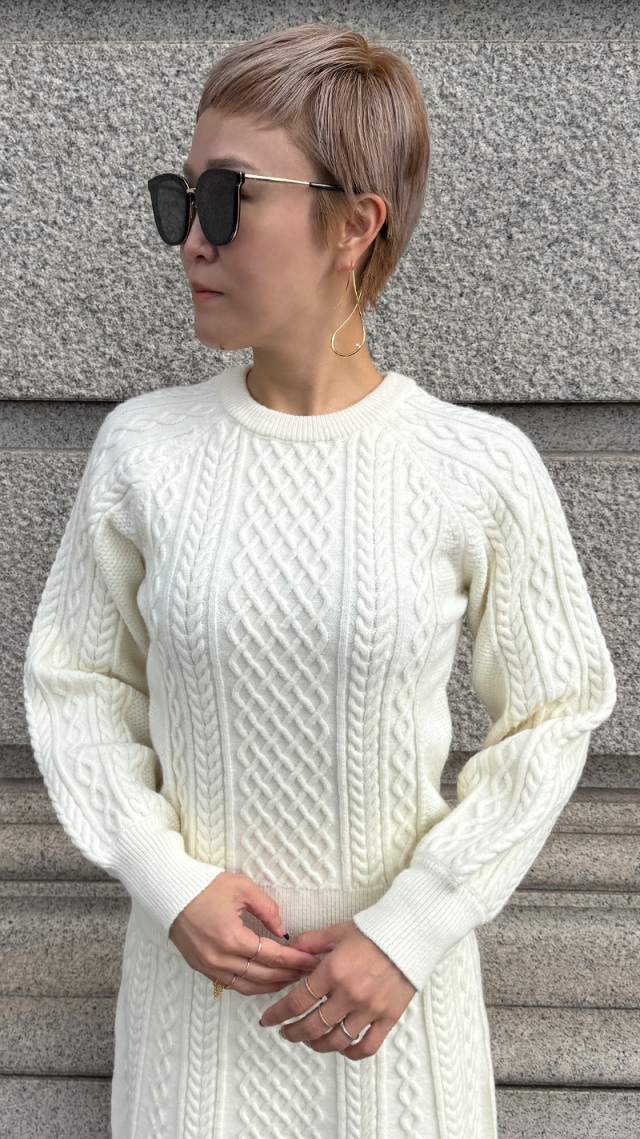 着痩せケーブルスカート｜JENNE(ジェンヌ)公式通販：パリジェンヌの