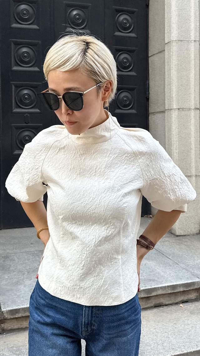 dream 様　JENNE リボン風ジャガードトップス｜JENNE(ジェンヌ)公式通販：パリ