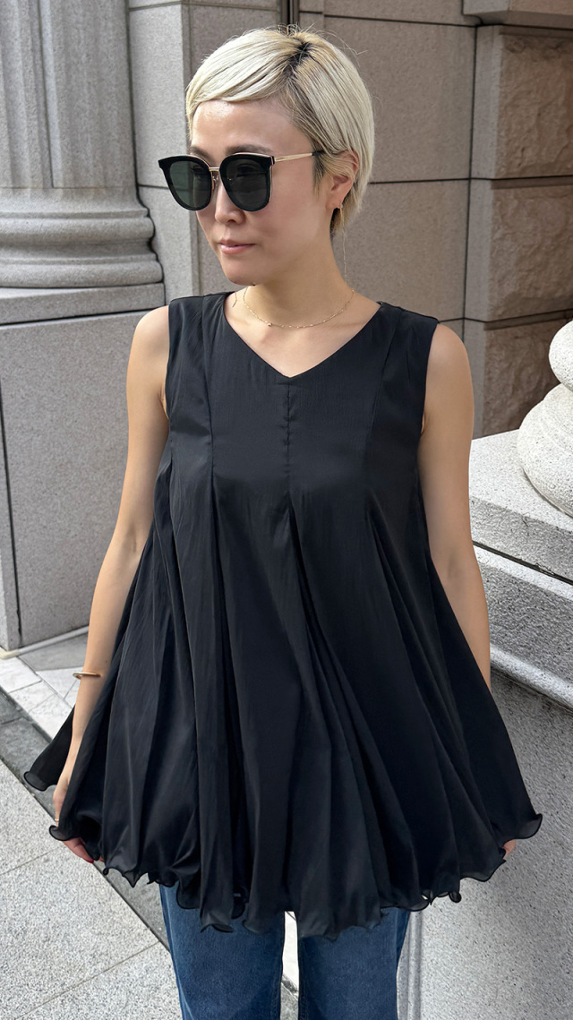 ラグジュアリー花束ブラウス