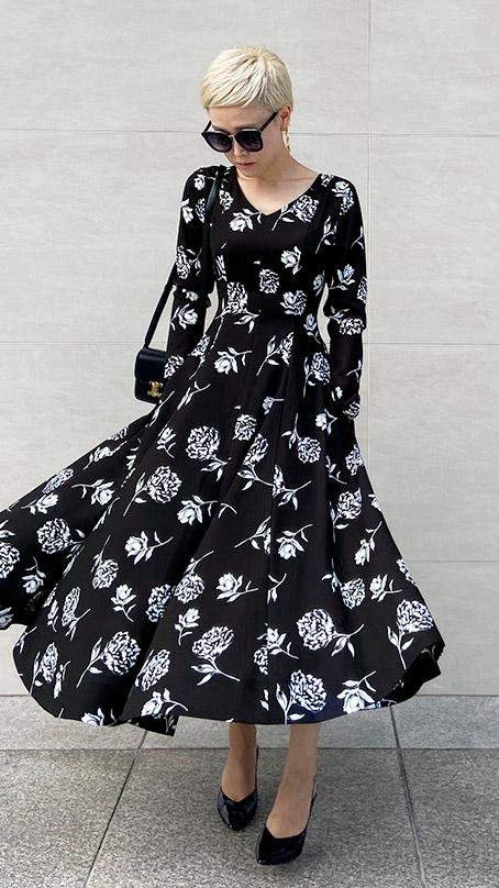 JENNE　Luxe　フレアワンピース【限定品】