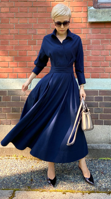 クラシックリッチフレアワンピース Jenne ジェンヌ 公式通販 美しく見せてくれるお洋服ブランド