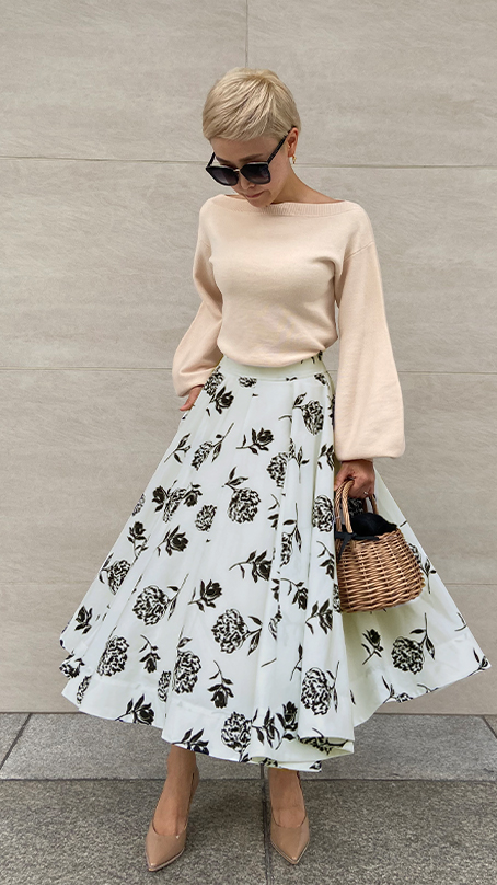 JENNE　Luxe　フレアスカート【限定品】