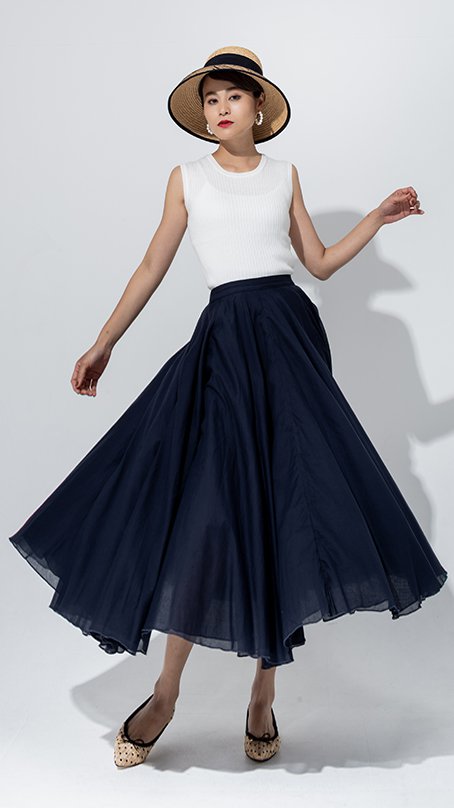大人フレンチルックエアリースカート