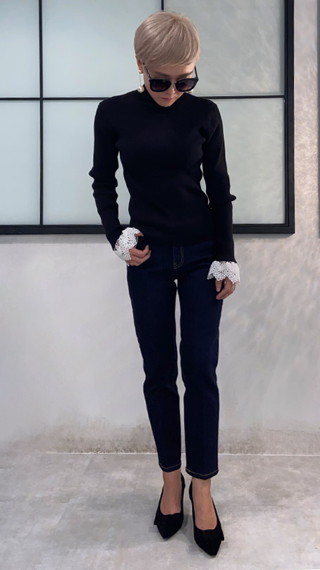 裏起毛JENNEインディゴデニム