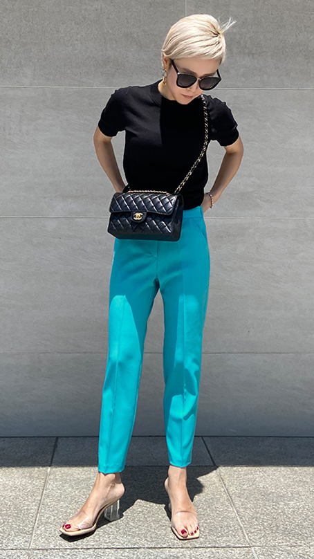 Paris美脚カラーパンツ