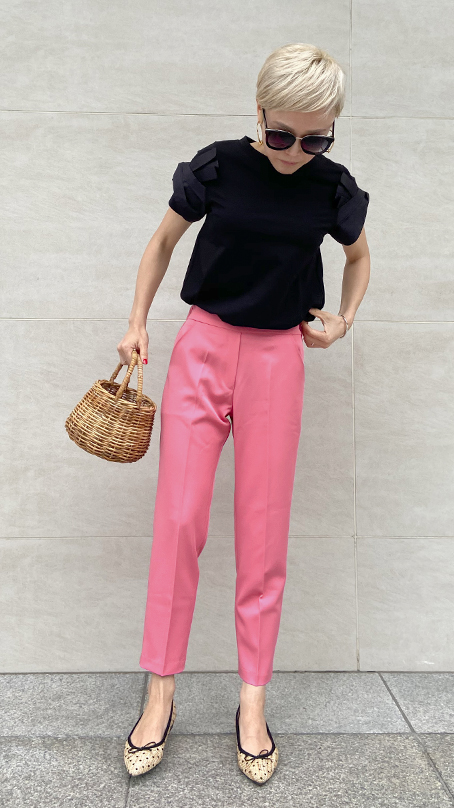 Paris美脚カラーパンツ