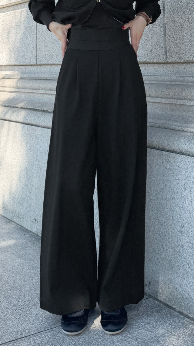 日本製美シルエットシーズンレスパンツ＜UVカット・ハンドウォッシュ＞