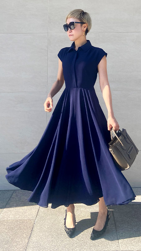 パリジェンヌ エアリーフレアワンピース Jenne ジェンヌ 公式通販 パリジェンヌのように凛としたファッションを