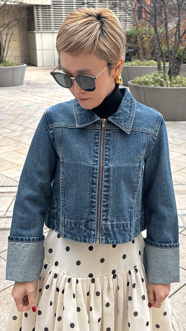 ロールアップデニムジャケット｜JENNE(ジェンヌ)公式通販：パリ