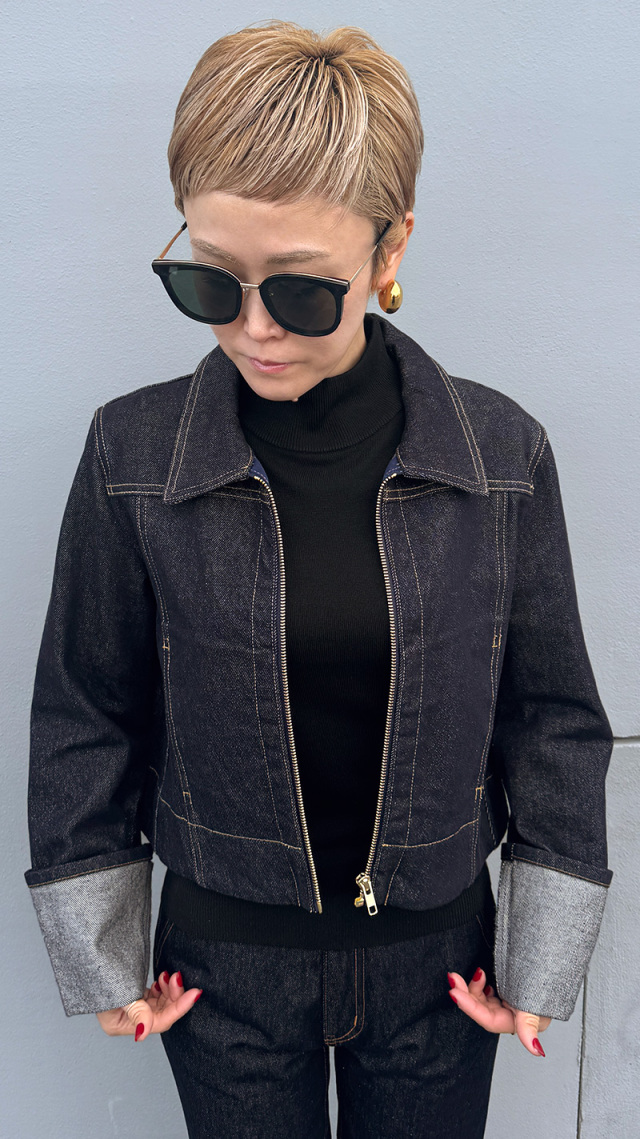 ロールアップデニムジャケット｜JENNE(ジェンヌ)公式通販：パリ