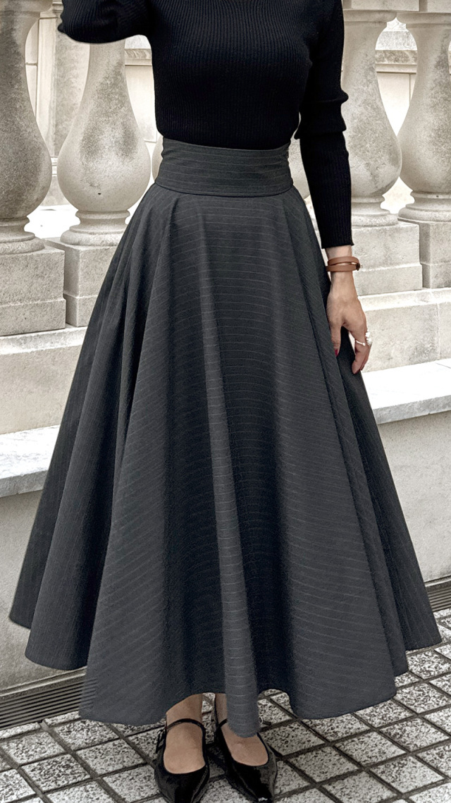 ピンストライプフレアスカート｜JENNE(ジェンヌ)公式通販：パリ