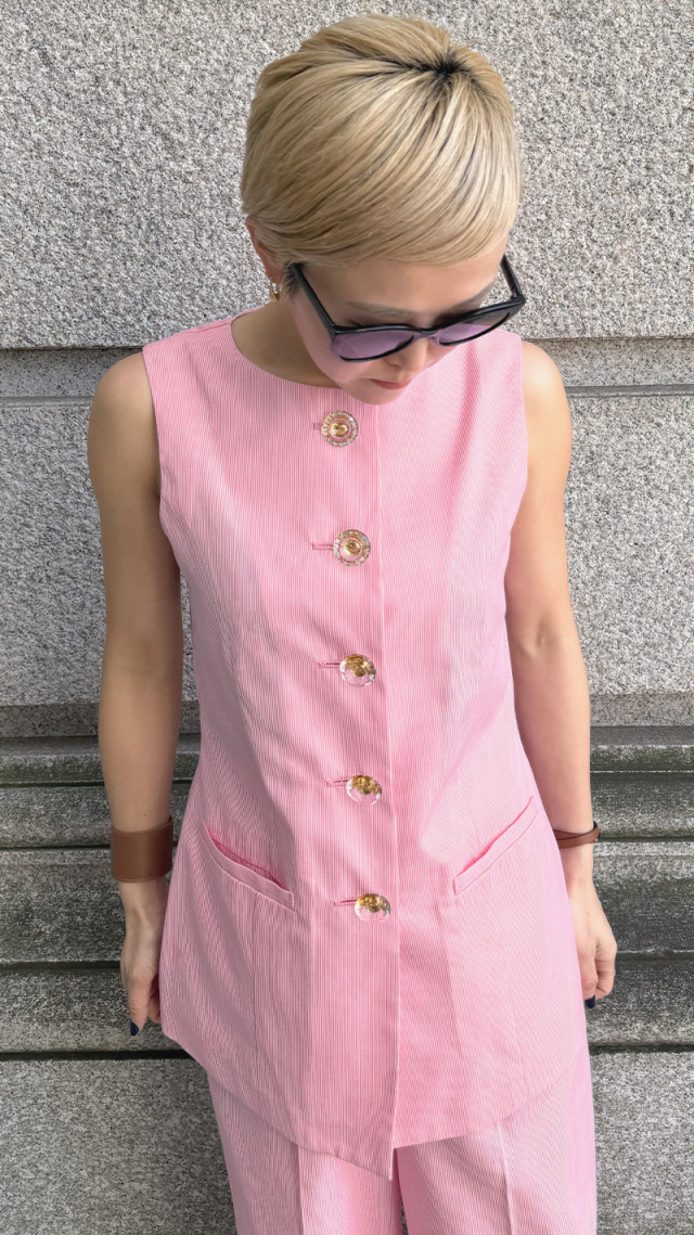 キャンディボタンマリンジレ（eco素材）