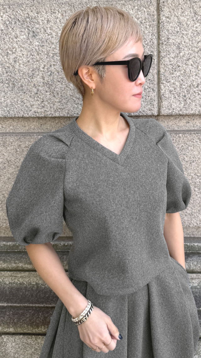 日本製ダンボールニットトップス