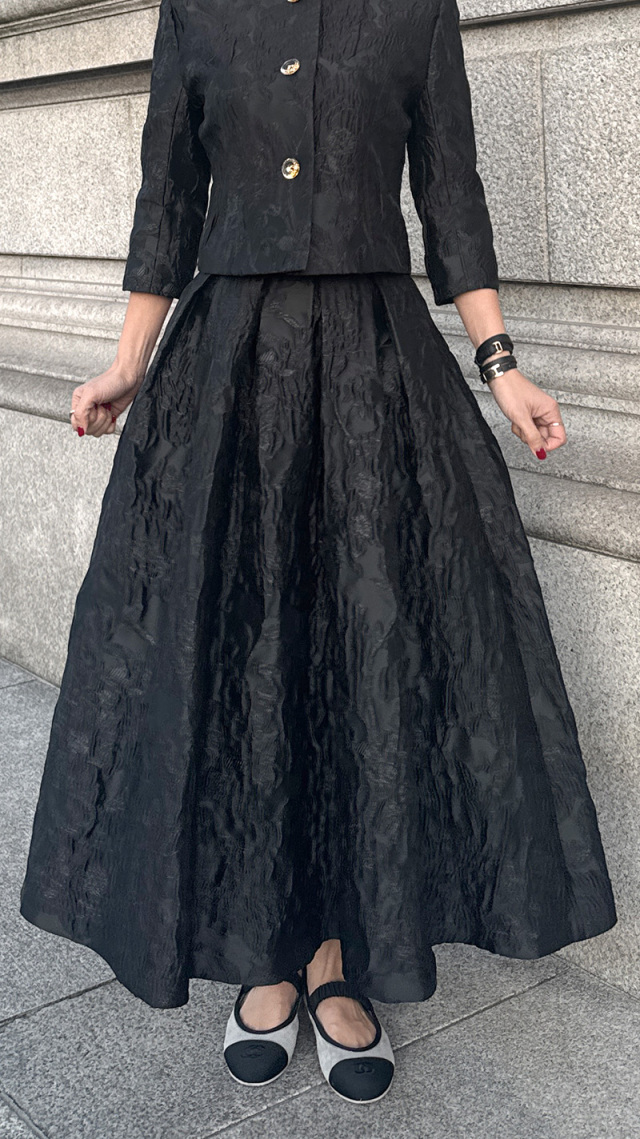 ジャガードクラシカルスカート